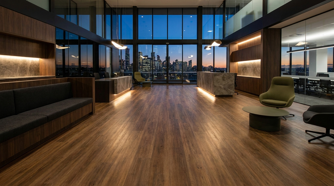 Commercial floorplate on Maison Commercial flooring