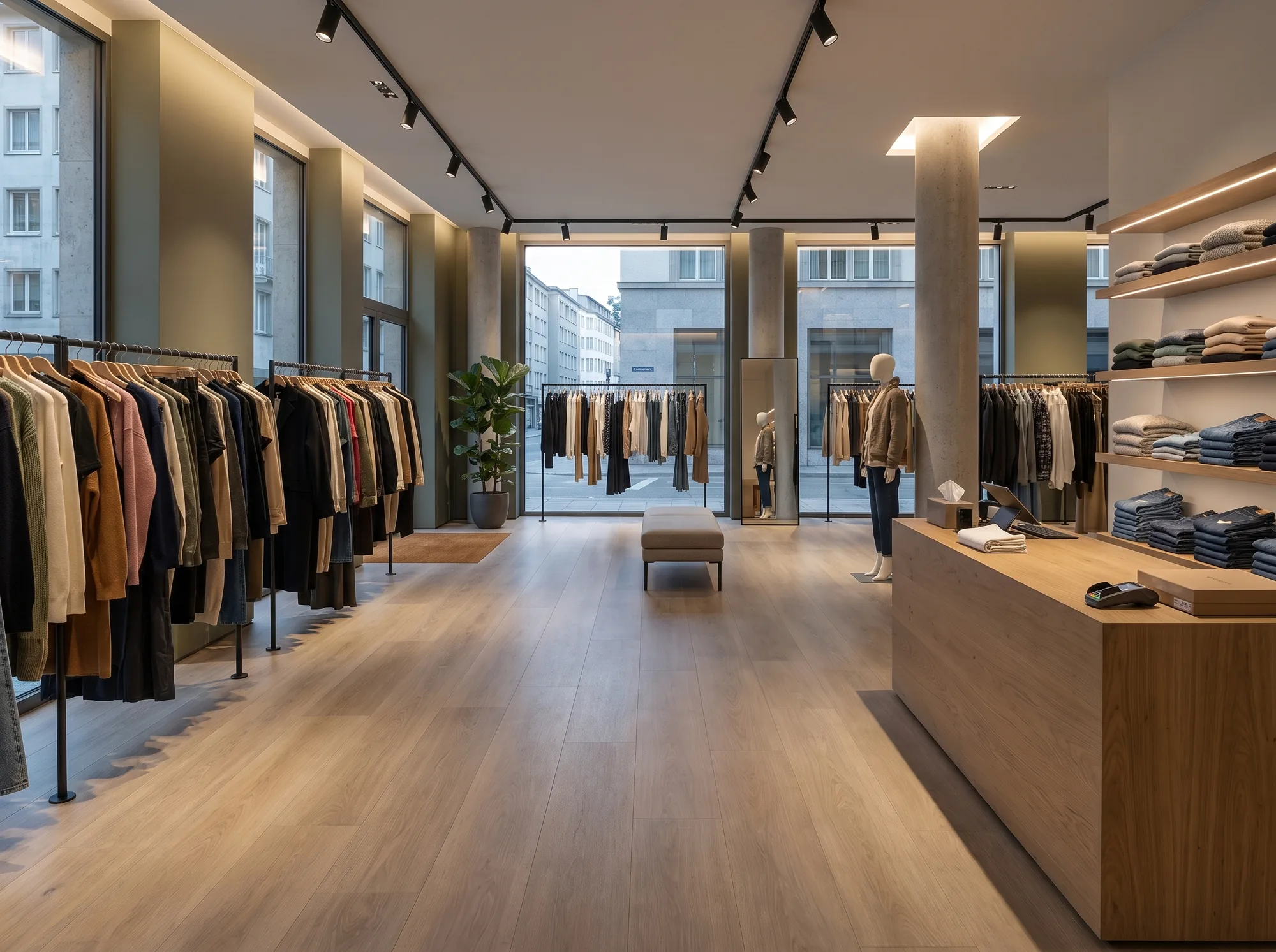 Retail flooring application